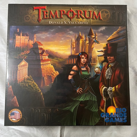 NEW Temporum Strategy Board Game 2014 Rio Grande Games Time Travel History USA - Picture 1 of 2